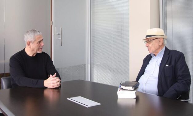 Jorge Ferraresi se reunió con Emir Sader, asesor de Lula y del PT