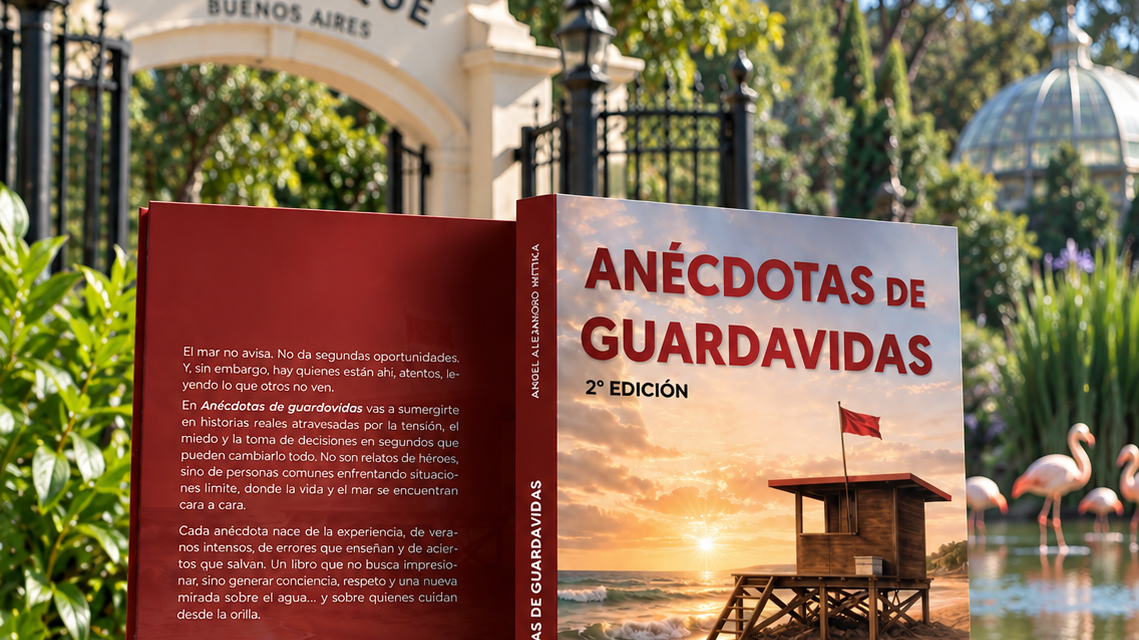 “Anécdotas de Guardavidas – 2.ª edición”, de Ángel Alejandro Mittica, fue seleccionado para estar la Feria del Libro del Ecoparque