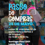 Lanús Gobierno realizará una nueva edición del tradicional Paseo de Compras 25 de Mayo