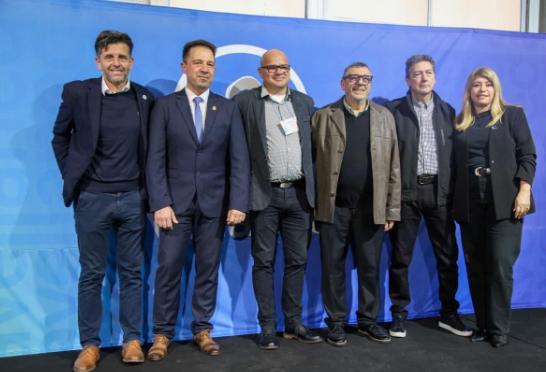 Hugo Barrueco participó de la presentación de Dock Sud Global y Aula Puerto