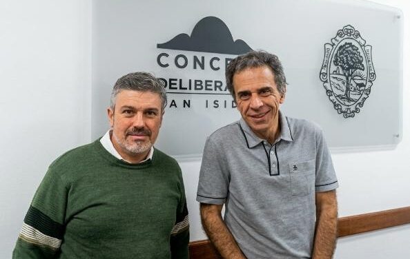 Buffone se reunió con el Presidente del HCD San Isidro