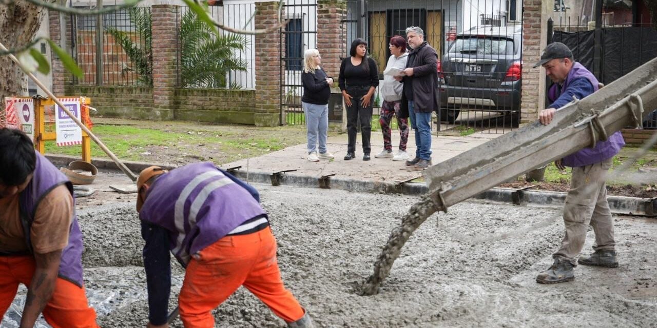 El Municipio de Quilmes avanza con el Plan Municipal de Bacheo en el Oeste