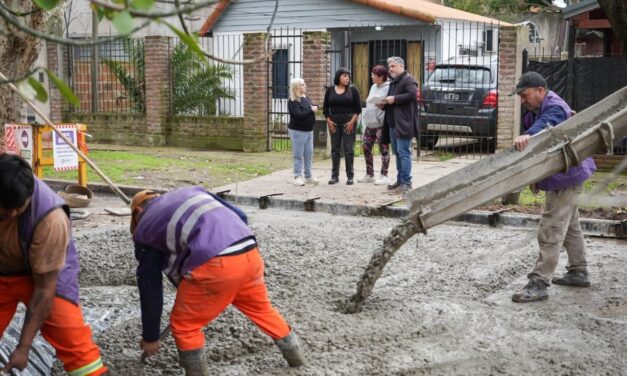 El Municipio de Quilmes avanza con el Plan Municipal de Bacheo en el Oeste