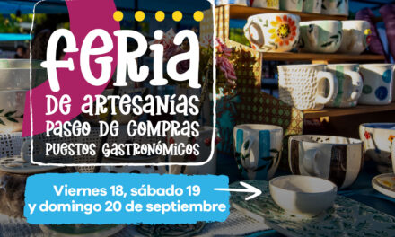 Lanús Gobierno informa que este viernes 18, sábado 19 y domingo 20 habrá nuevas jornadas de la Feria de Artesanías