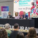 Julián Alvarez y Florencia Saintout abrieron el Encuentro Regional de Cultura Bonaerense que se llevó a cabo en Escalada
