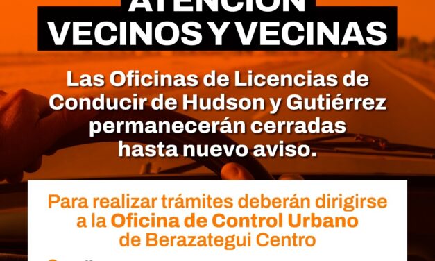 Las Oficinas de Licencias de conducir de Hudson y Gutiérrez permanecen cerradas hasta nuevo aviso