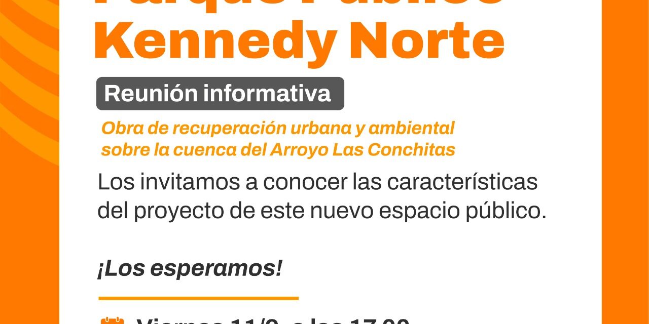 Convocan a reunión informativa para conocer el proyecto del Parque Público del barrio Kennedy Norte