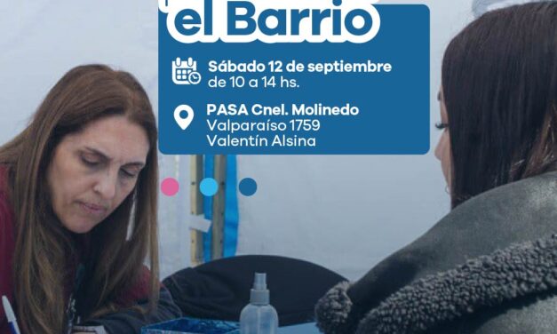 Lanús Gobierno desarrollará otra jornada ds “Sábados de Salud en el Barrio” en Valentìn Alsina