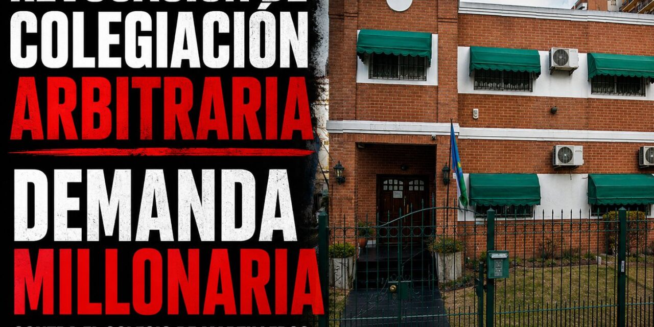 Tras un duro revés judicial, evalúan un reclamo económico contra el Colegio de Martilleros