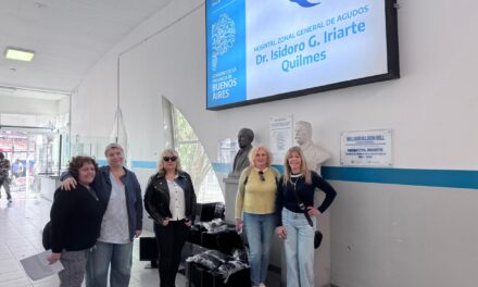 Importante aporte al Hospital de Quilmes: La Cooperadora entregó 10 computadoras gestionadas ante Fundación Equidad