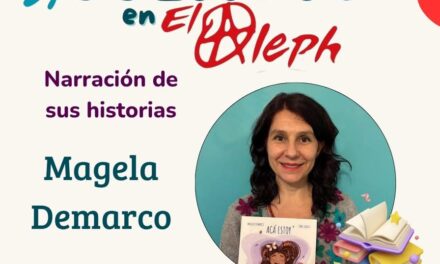 "Té de autores" en El Aleph: Llega Magela Demarco con una charla sobre libros y emociones en la infancia
