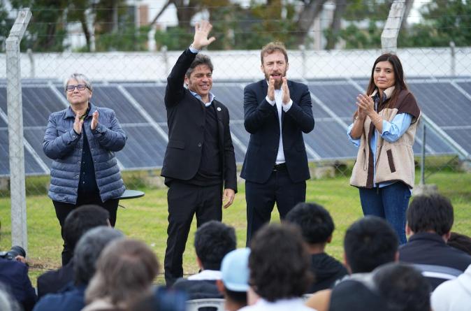 En Lomas de Zamora, Kicillof, Otermín y Vilar presentaron el programa Empleo Verde 