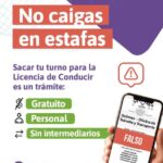 Ante algunas avivadas, la Municipalidad de Quilmes informa que sacar la Licencia de Conducir es gratuito, personal y sin intermediarios