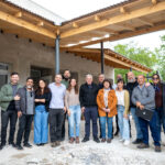 Carlos Balor supervisó las obras que se realizan en la Escuela Agraria N° 1 de Parque Pereyra