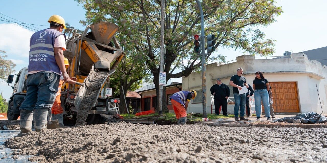 Quilmes: Sigue el bacheo y la reparación de calzada en todo el distrito con 100% de fondos muncipales