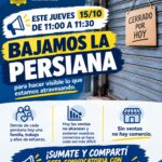 Berazategui "baja la persiana" durante un rato : Comerciantes al borde del colapso quieren abrirle los ojos al gobierno nacional