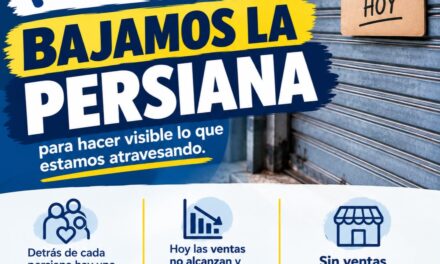 Berazategui "baja la persiana" durante un rato : Comerciantes al borde del colapso quieren abrirle los ojos al gobierno nacional