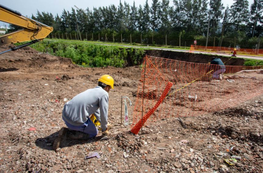 Berazategui avanza con la construcción de un canal pluvial en El Pato