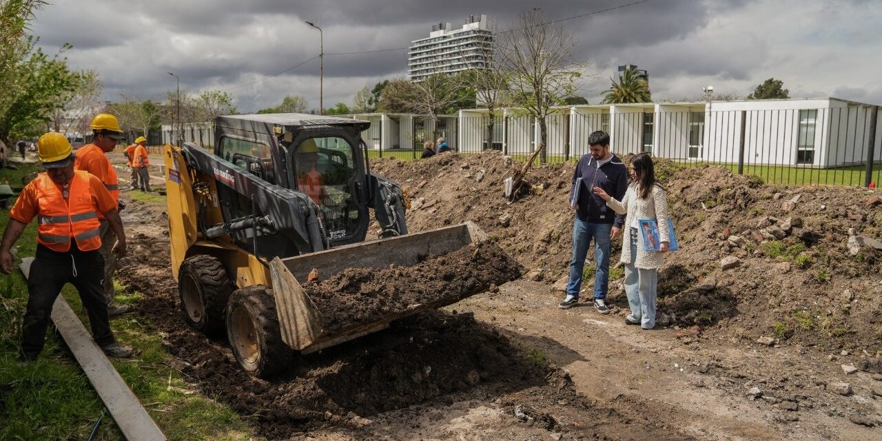 Lanús Gobierno avanza con las obras de la 3er etapa del Parque Las Colonias