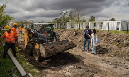 Lanús Gobierno avanza con las obras de la 3er etapa del Parque Las Colonias