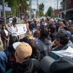 Con fondos municipales, Mayra Mendoza y Eva Mieri inauguraron 33 nuevas cuadras de pavimento en El Progreso