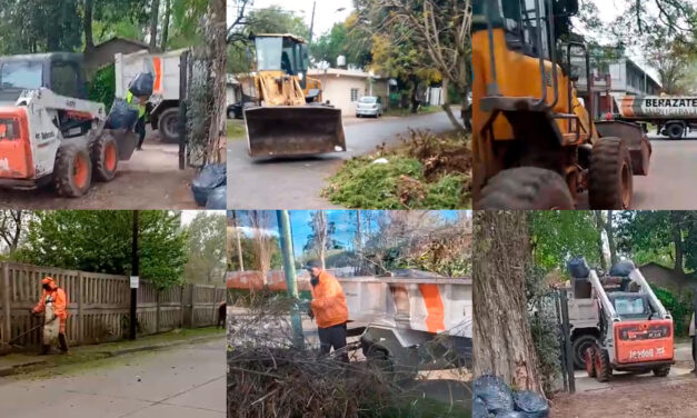 Nuevos operativos de limpieza integral en Berazategui