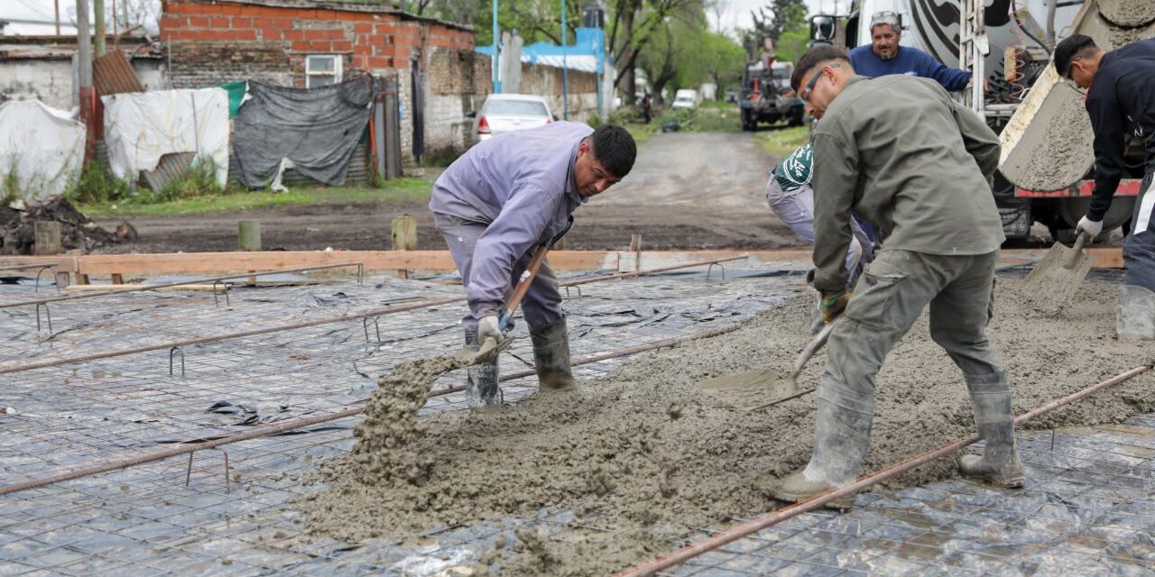 Lanús Gobierno continúa con obras de urbanización y recuperación de espacios verdes en el oeste del distrito