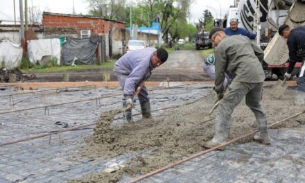 Lanús Gobierno continúa con obras de urbanización y recuperación de espacios verdes en el oeste del distrito