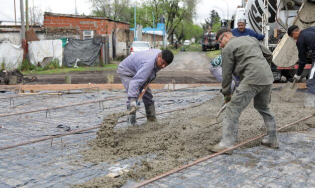 Lanús Gobierno continúa con obras de urbanización y recuperación de espacios verdes en el oeste del distrito