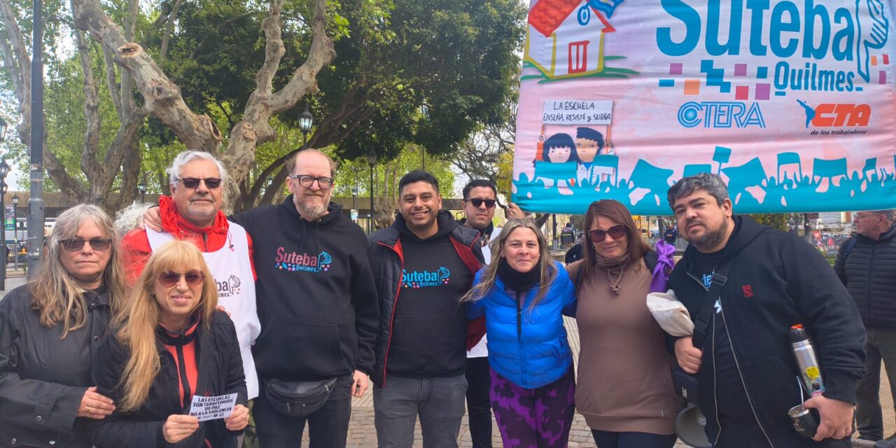Quilmes: Paro Docente con alto acatamiento, volanteada y radio abierta