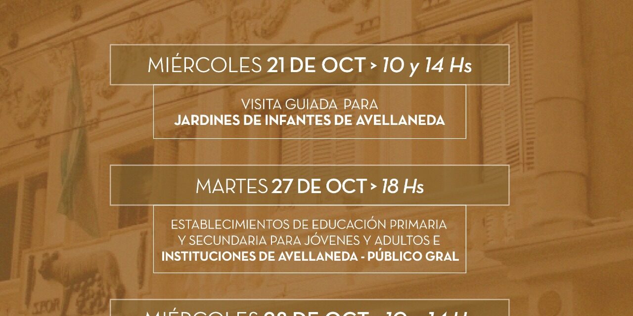 Durante Octubre el Teatro Roma ofrece visitas guiadas