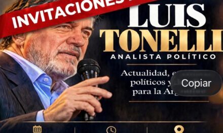 "Pluralidad Soberana" aterriza en Quilmes al sociólogo y analista polìtico, Luis Tonelli